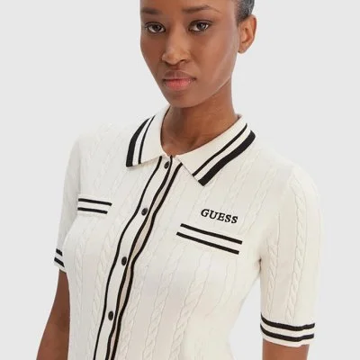 Jersey Guess Blanco Mujer 2