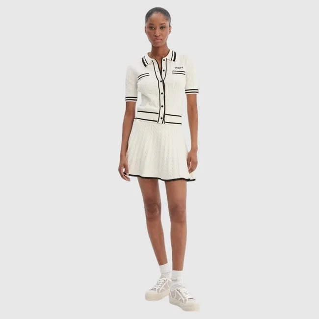 Jersey Guess Blanco Mujer