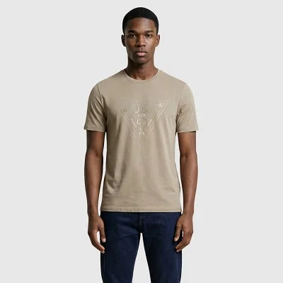 Camiseta Guess Marrón Hombre