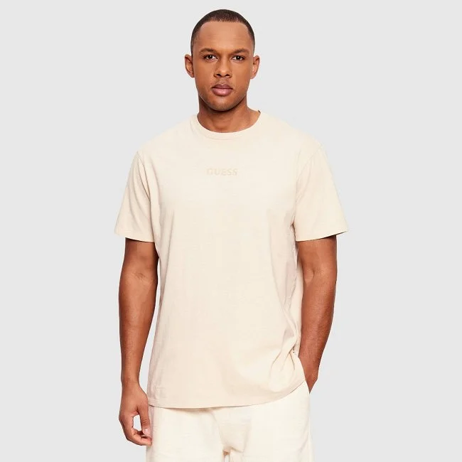 Camiseta Guess Marfil Hombre