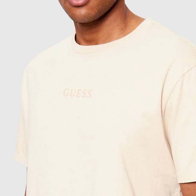 Camiseta Guess Marfil Hombre