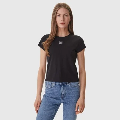 Camiseta DKNY Negra Mujer