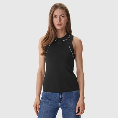 Camiseta DKNY Negra Mujer