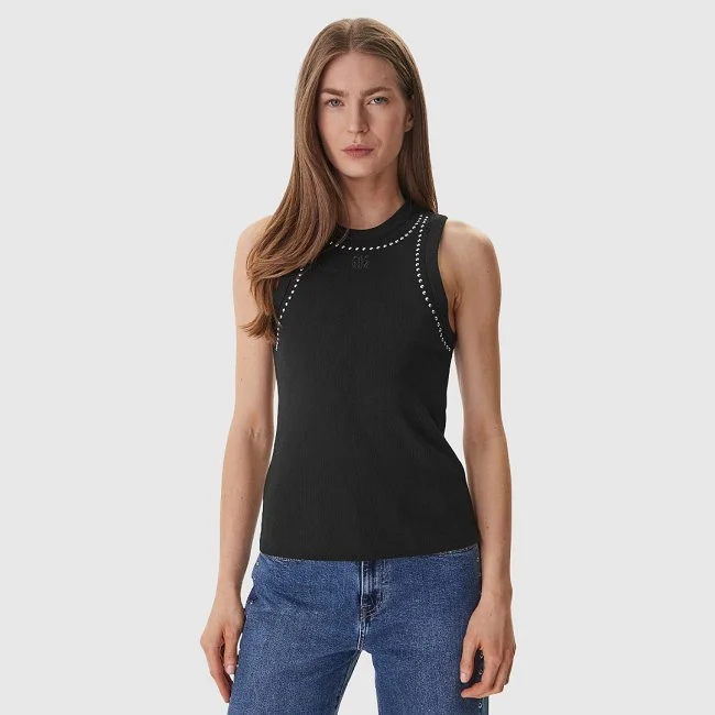 Camiseta DKNY Negra Mujer