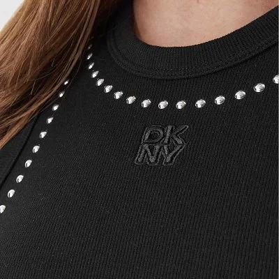 Camiseta DKNY Negra Mujer 2
