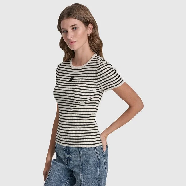 Camiseta DKNY Rayas Mujer