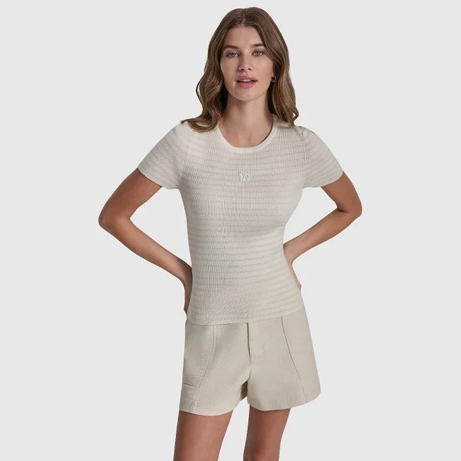Camiseta DKNY Rayas Mujer