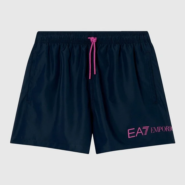 Bañador Armani Azul Hombre