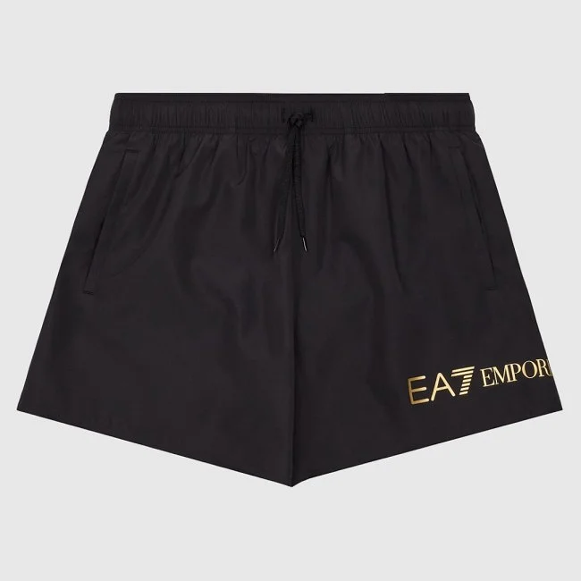 Bañador Armani Negro Hombre