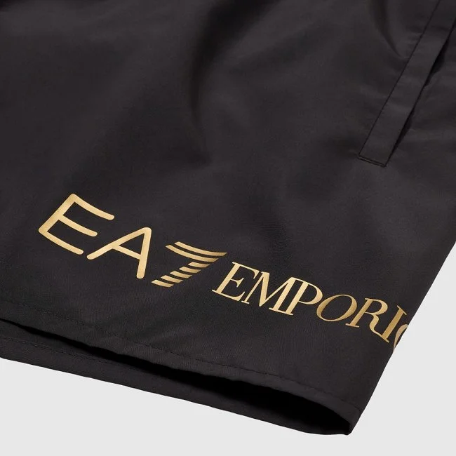 Bañador Armani Negro Hombre