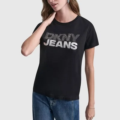 Camiseta DKNY Negra Mujer