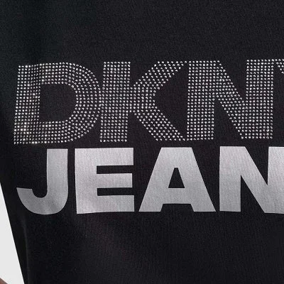 Camiseta DKNY Negra Mujer 2