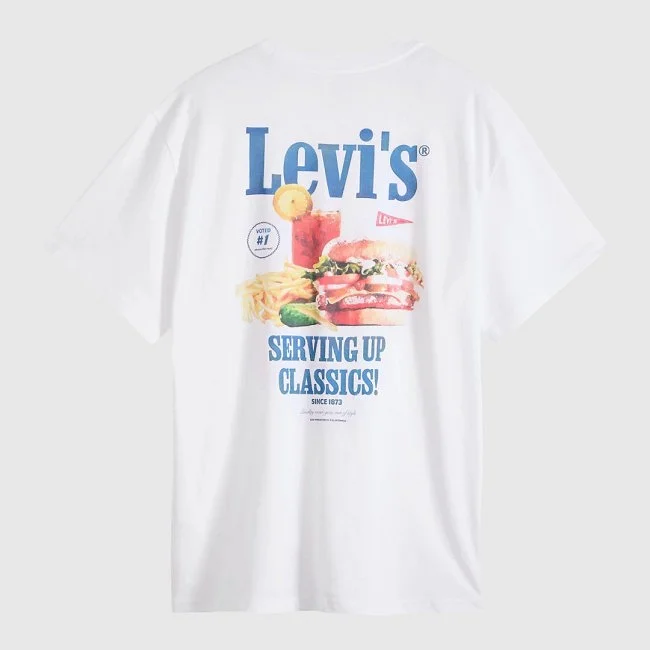 Camiseta Levi's Blanca Hombre