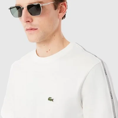 Camiseta Lacoste Blanca Hombre 2
