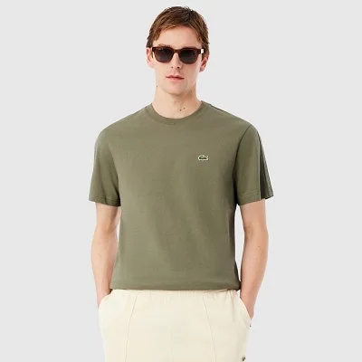 Camiseta Lacoste Kaki Hombre