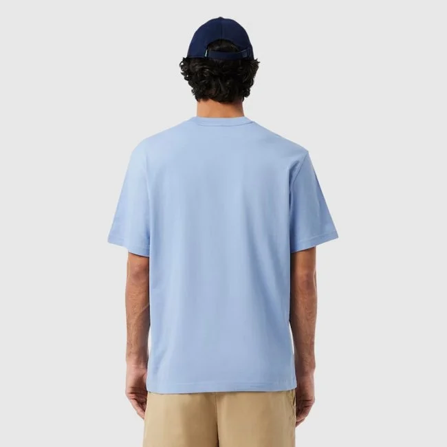 Camiseta Lacoste Azul Hombre