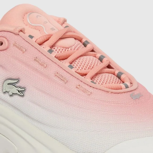 Zapatillas Lacoste Blancas y Rosas Mujer