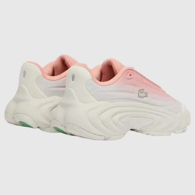 Zapatillas Lacoste Blancas y Rosas Mujer