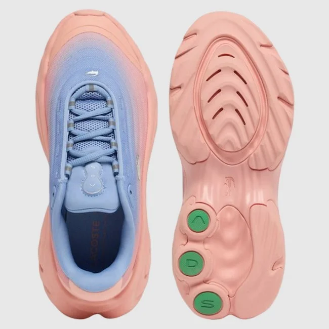 Zapatillas Lacoste Lilas y Rosas Mujer