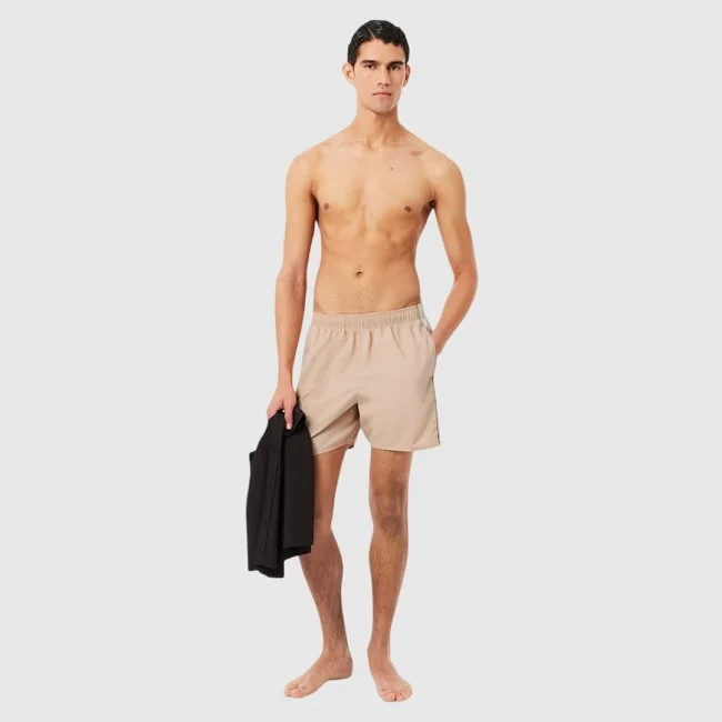 Bañador Lacoste Beige Hombre