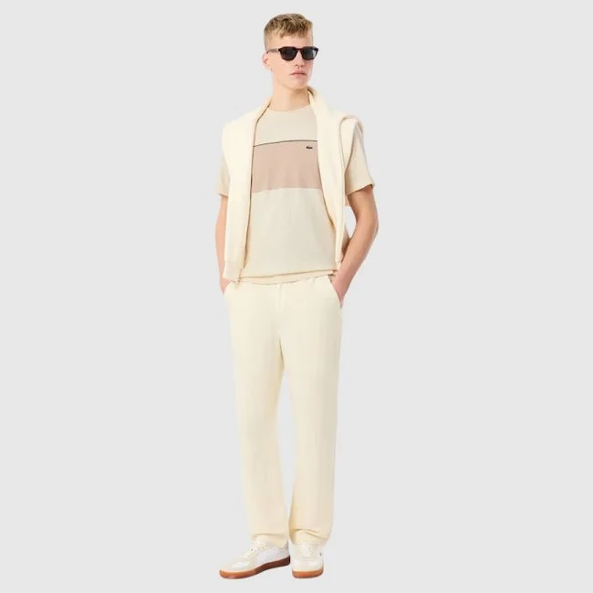Camiseta Lacoste Beige Hombre