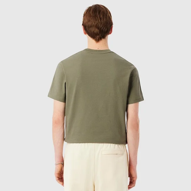 Camiseta Lacoste Kaki Hombre