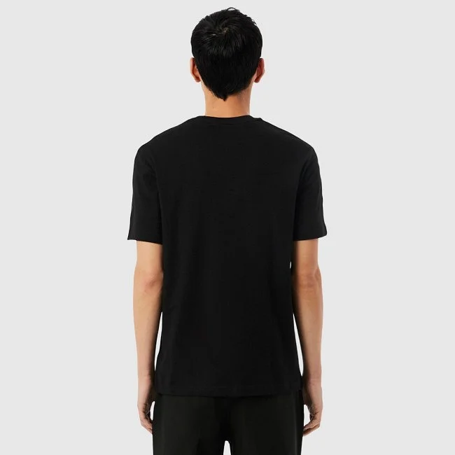 Camiseta Lacoste Negra Hombre