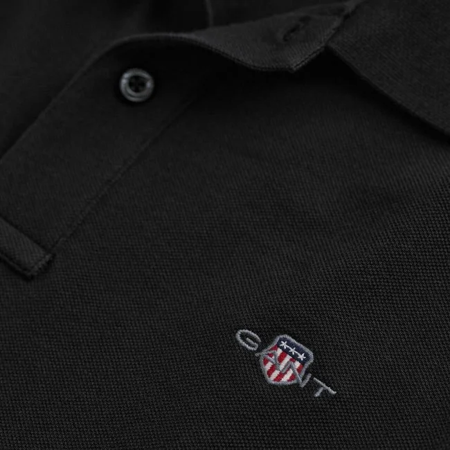 Polo GANT Negro Hombre