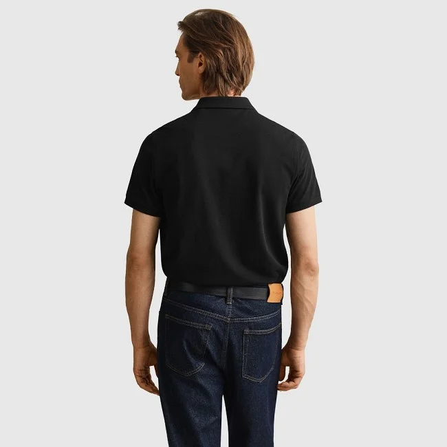 Polo GANT Negro Hombre