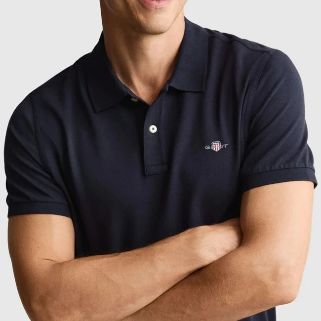 Polo GANT Azul Marino Hombre