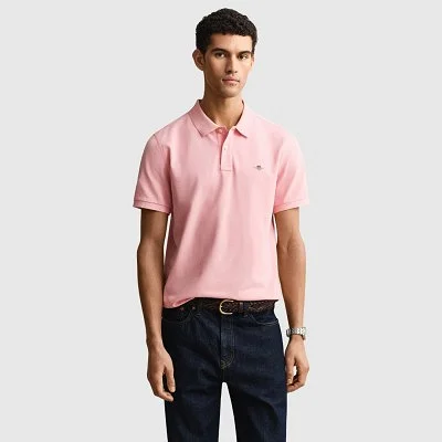 Polo GANT Rosa Hombre