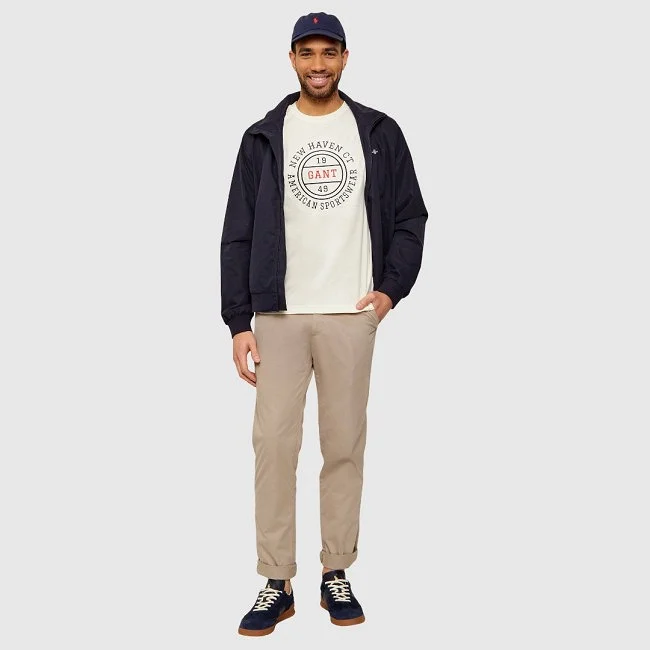 Camiseta GANT Marfil Hombre