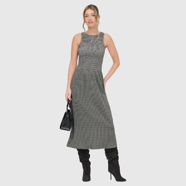 Vestido ONLY Negro y Blanco Mujer