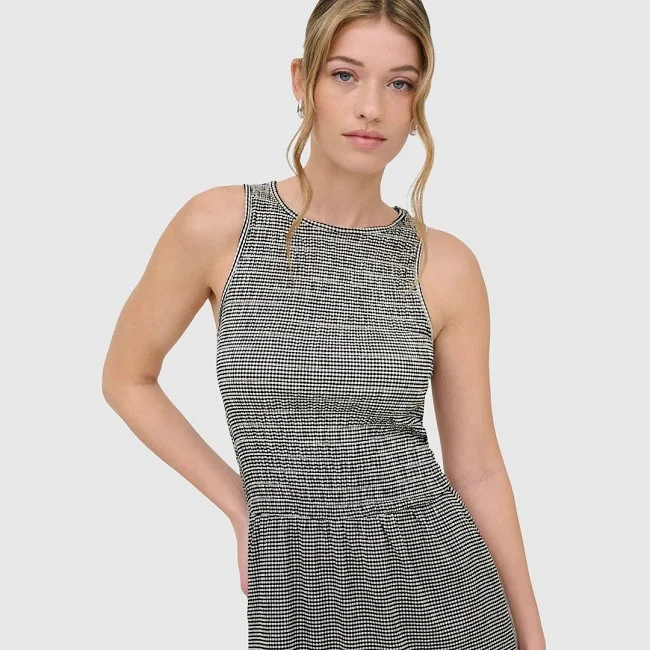 Vestido ONLY Negro y Blanco Mujer