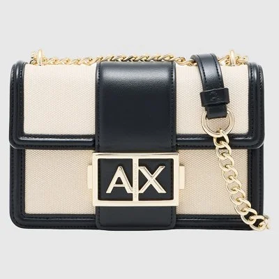Bolso Armani Exchange Beige...