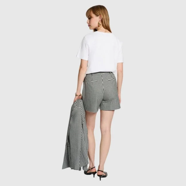 Pantalón Corto Morgan Blanco y Negro...