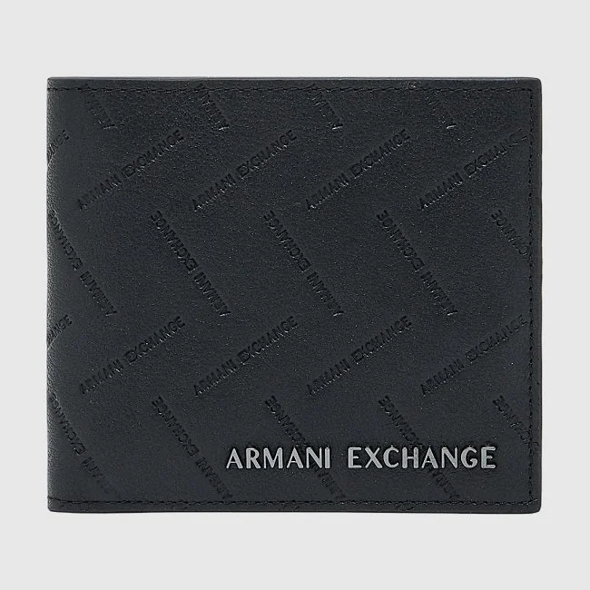 Cartera Armani Exchange Negra Hombre