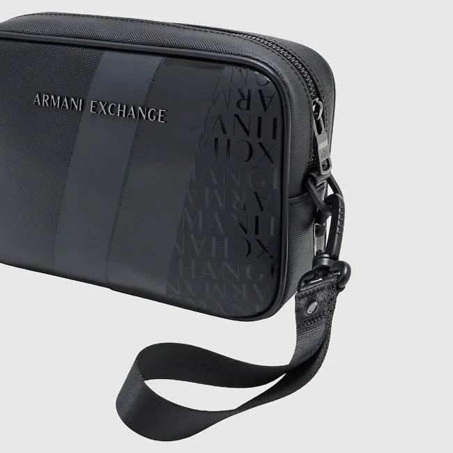 Neceser Armani Exchange Negro Hombre