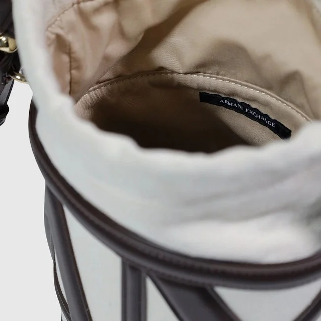 Bolso Armani Exchange Beige y Marrón...