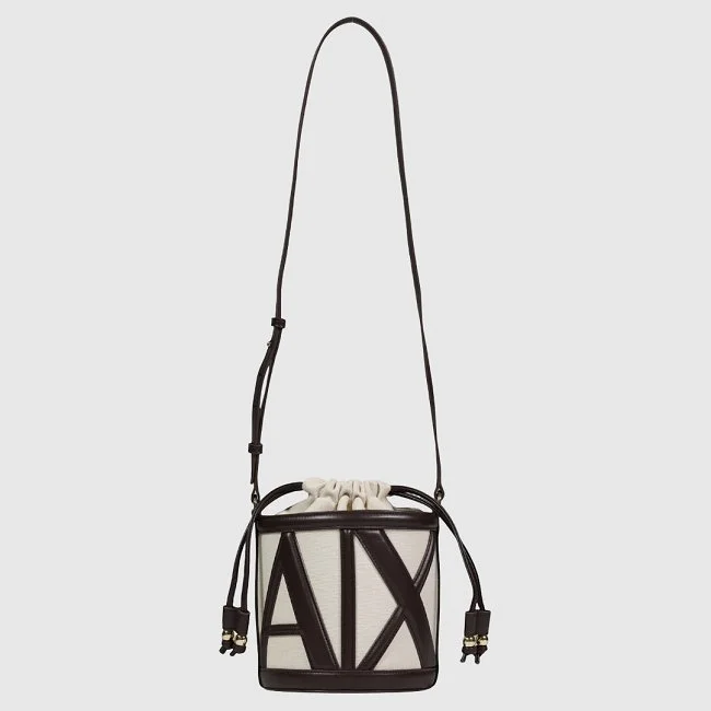 Bolso Armani Exchange Beige y Marrón...