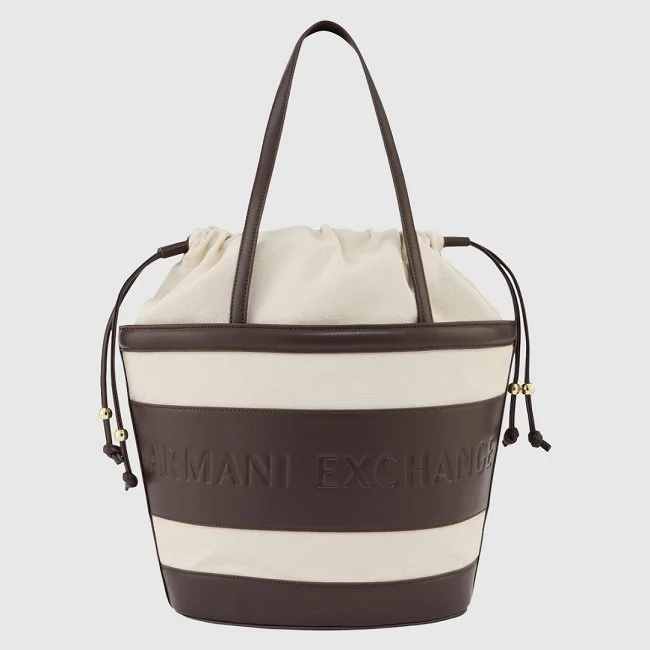 Bolso Armani Exchange Beige y Marrón...