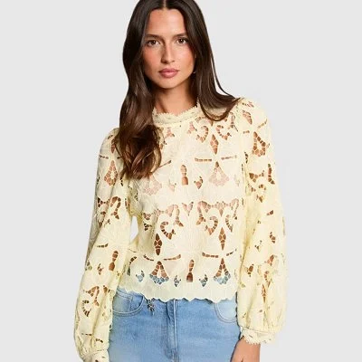 Jersey Morgan Amarillo Mujer