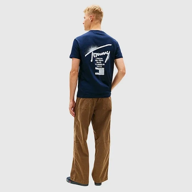 Camiseta Tommy Hilfiger Azul Marino...