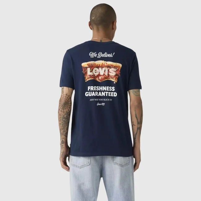 Camiseta Levi's Azul Marino Hombre