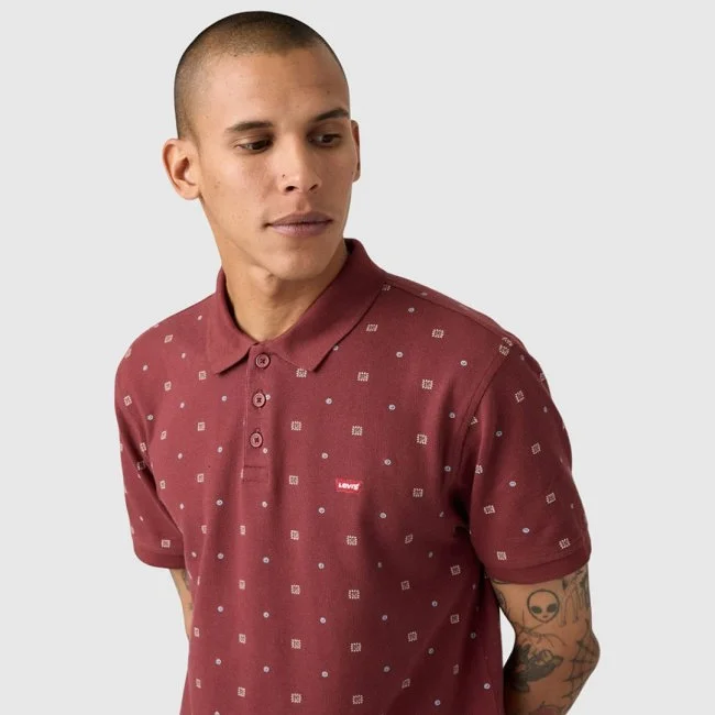 Polo Levi's Burdeos Hombre