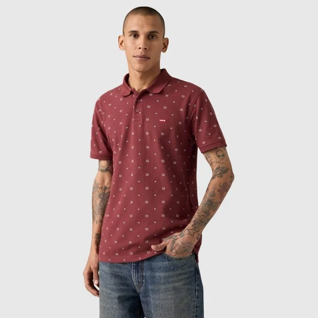 Polo Levi's Burdeos Hombre