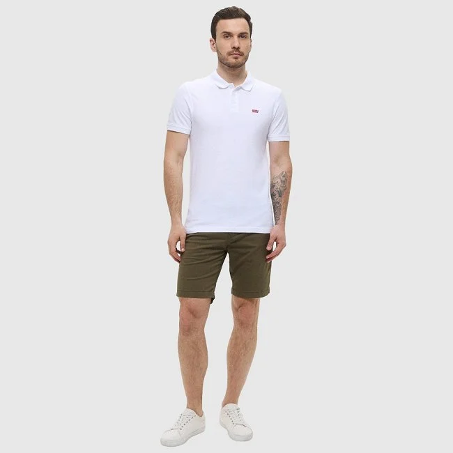 Polo Levi's Blanco Hombre