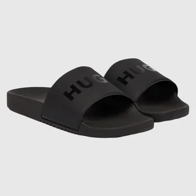 Chanclas Hugo Negras Hombre