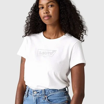 Camiseta Levi's Blanca Mujer