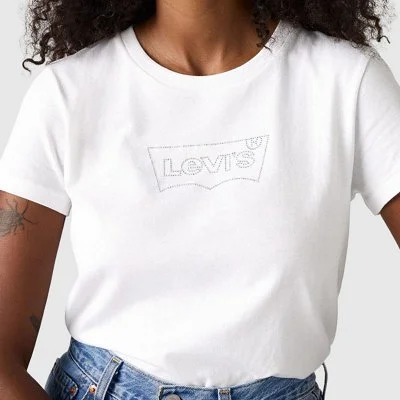 Camiseta Levi's Blanca Mujer 2
